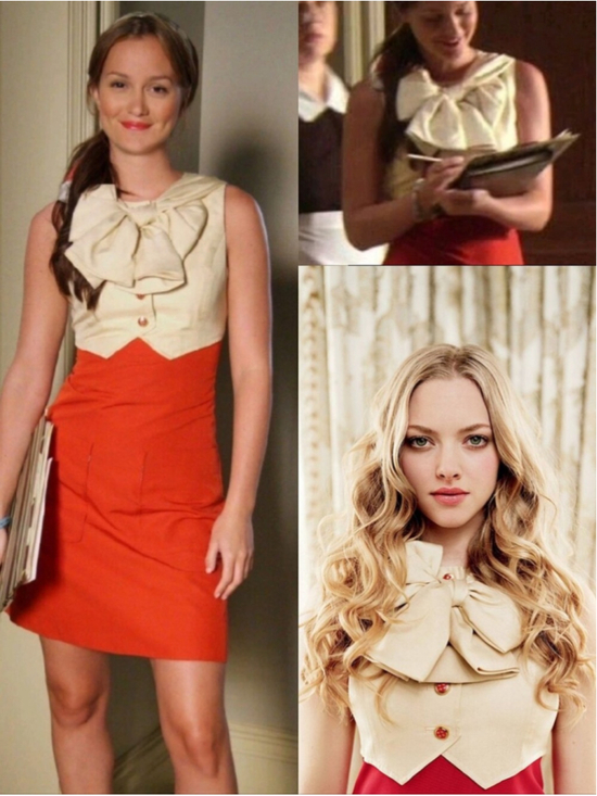 Marc By Marc Jacobs Dresses & Skirts - ASO Blair Waldorf Gossip Girl & Amanda Seyfried Bow Dress Sz 6 Preppy Collegiate